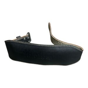 Harbinger Weightlifting Belt – Leather Back Support Gym Belt.